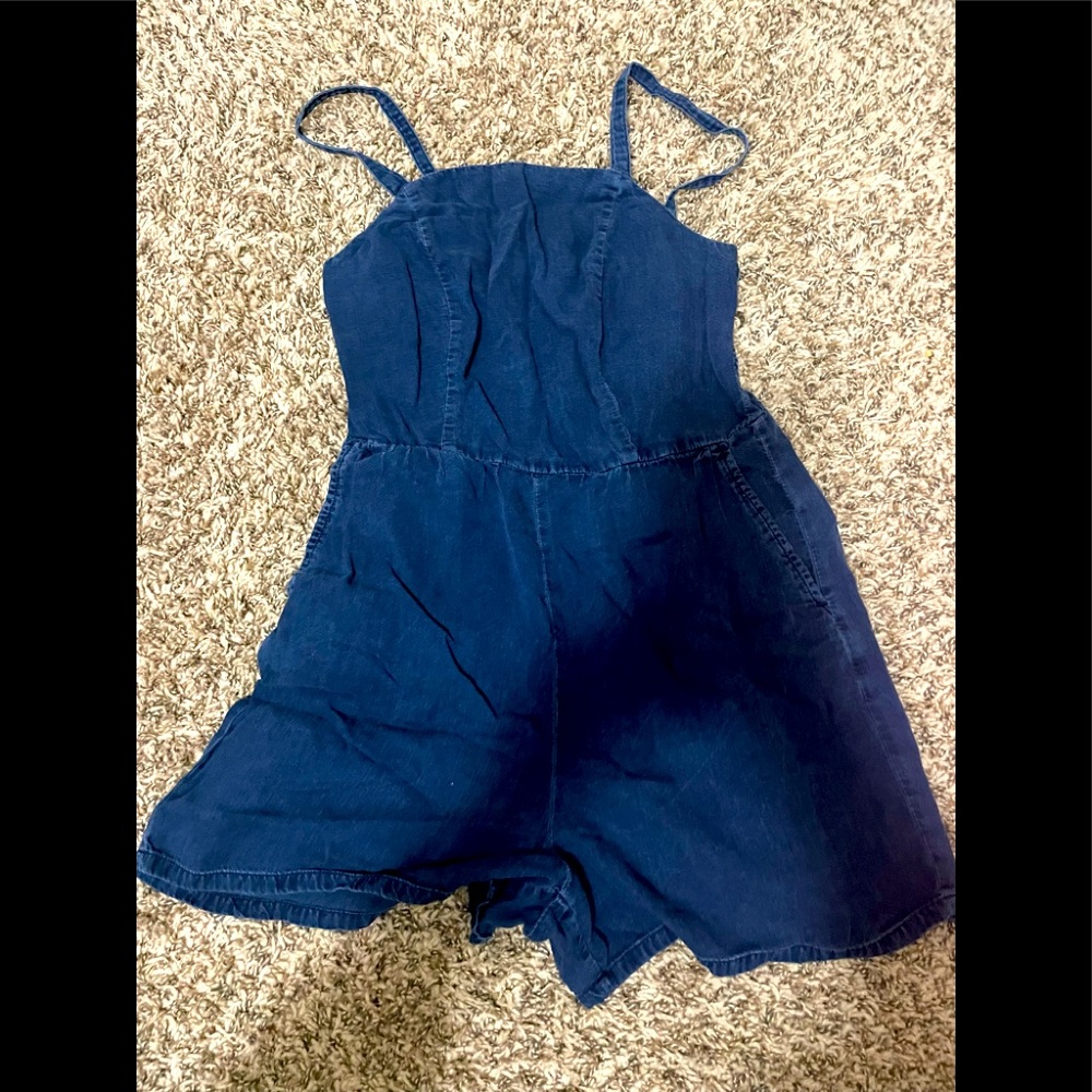 Denim Romper